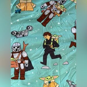 Little Sleepies Grogu & Friends Standard Crib Sheet GUC